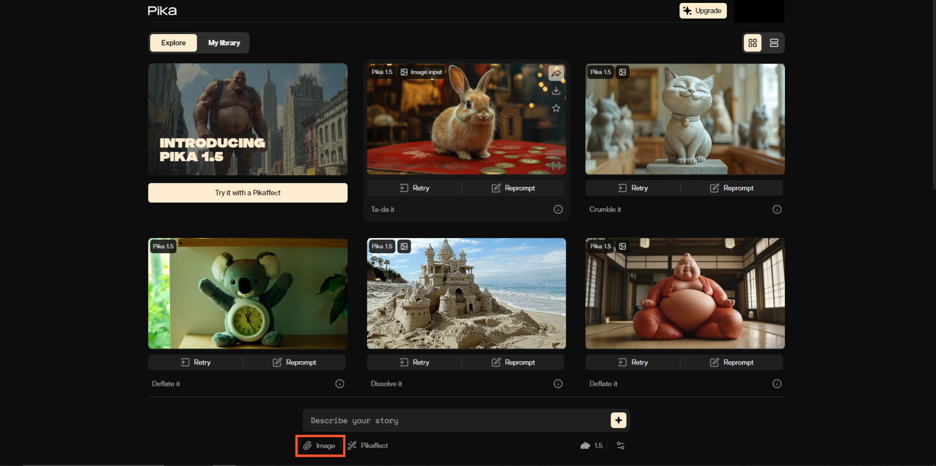 피카아트 사용법, 이미지로 동영상 만들기2