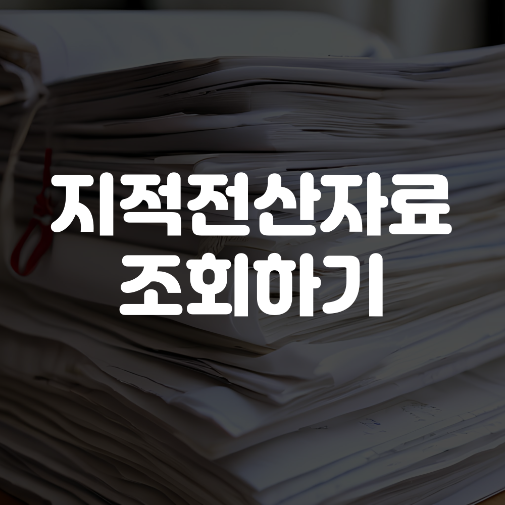 지적전산자료조회결과 발급